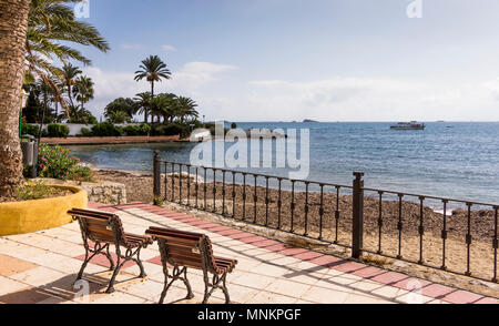 Ibiza City Island Coast Spain Stock Photo