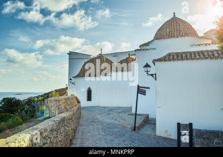 Ibiza City Island Coast Spain Stock Photo