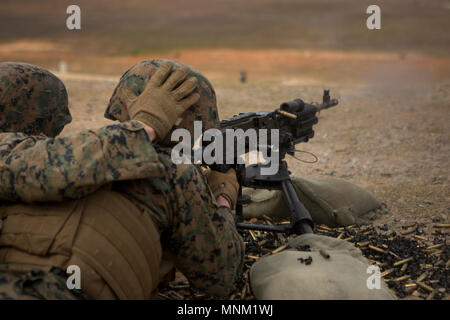 U.S. Marines with Headquarters Battery, 10th Marine Regiment, 2nd ...