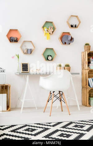 Cropped picture of a new modern children's room Stock Photo