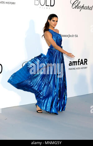 Sara Sampaio attending the amfAR's 25th Cinema Against Aids Gala during 71st Cannes Film Festival at Hotel du Cap-Eden-Roc on May 17, 2018 in Antibes, France Stock Photo