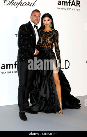 Philipp Plein and Morgan Osman attending the amfAR's 25th Cinema