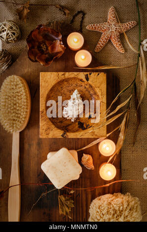 Accessories for spa treatment Stock Photo