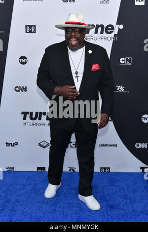 Cedric the Entertainer attends the 2018 Turner Upfront at One Penn Plaza on May 16, 2018 in New York City. Stock Photo