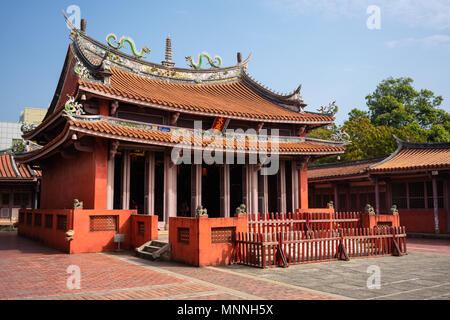 View of Taiwan Confucian Temple in Tainan city Stock Photo