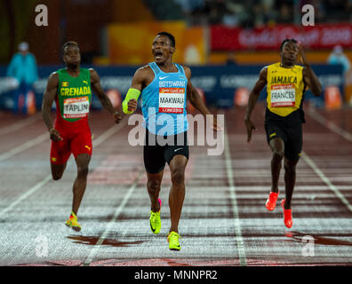 Men's 400m Final-Commonwealth Games 2018 Stock Photo