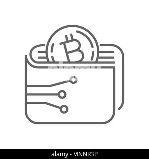 Digital wallet logo design vector template Stock Vector Image