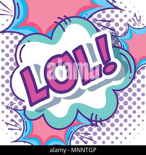 Pop art cartoons concept Stock Vector