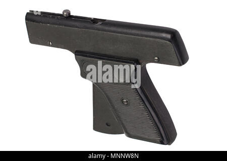 starting pistol isolated on white background Stock Photo