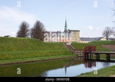 Kronborg Castle in Denmark Stock Photo