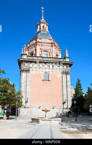 Chapel San Isidro on San Andres plaza in Madrid, Spain Stock Photo