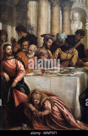Feast at the House of Simon (detail) between 1567 and 1570. 958 Paolo
