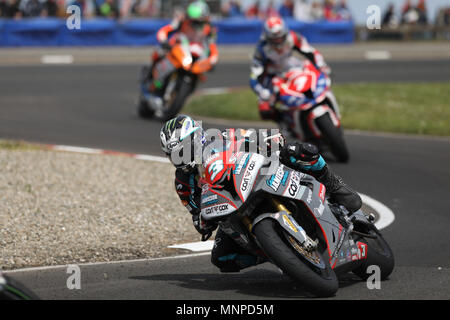 Portrush, Northern Ireland. 19th May, 2018. International North West 200 Motorbike race, Saturday racing; Michael Dunlop in action in the Superstock race Credit: Action Plus Sports/Alamy Live News Stock Photo