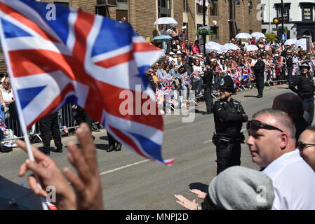 Windsor, UK. 19th May 2018. The Royal wedding in Windsor of Prince Harry and Meghan Markle. Credit: Matthew Chattle/Alamy Live News Stock Photo