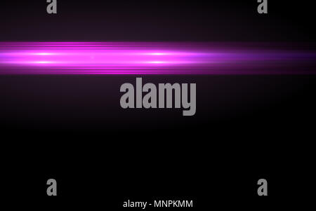 Abstract minimal motion blur violet light background on black Stock Photo