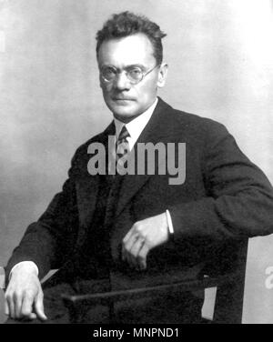 KARL von FRISCH (1886-1982) Austrian ethologist who discovered the meaningh of the waggle dance in bees Stock Photo