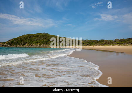 Elizabeth beach near Forster in the Great lakes region of New South Wales, Australia Stock Photo