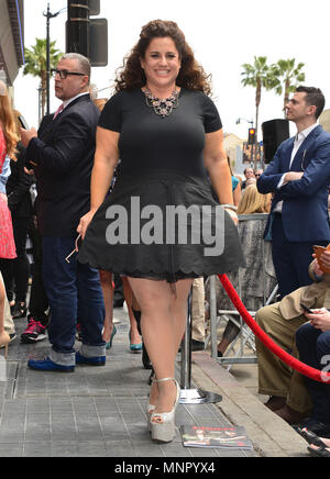 Cyndi Lauper and Harvey Fierstein honored with Double Walk of Fame Ceremony on the Hollywood walk of Fame in Los Angeles. April 11, 2016. Marissa jaret Winokur 056 - -------- Marissa jaret Winokur 056  --------- Event in Hollywood Life - California,  Red Carpet Event, Vertical, USA, Film Industry, Celebrities,  Photography, Bestof, Arts Culture and Entertainment, Topix Celebrities fashion /  from the Red Carpet-2016, one person, Vertical, Best of, Hollywood Life, Event in Hollywood Life - California,  Red Carpet and backstage, USA, Film Industry, Celebrities,  movie celebrities, TV celebrities Stock Photo