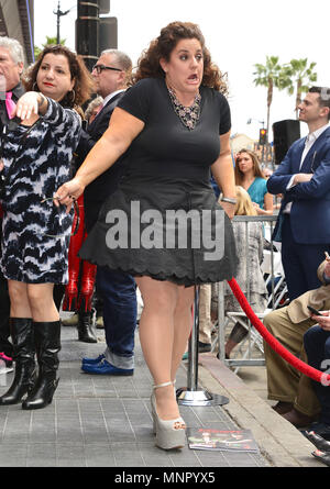 Cyndi Lauper and Harvey Fierstein honored with Double Walk of Fame Ceremony on the Hollywood walk of Fame in Los Angeles. April 11, 2016. Marissa jaret Winokur 057 - -------- Marissa jaret Winokur 057  --------- Event in Hollywood Life - California,  Red Carpet Event, Vertical, USA, Film Industry, Celebrities,  Photography, Bestof, Arts Culture and Entertainment, Topix Celebrities fashion /  from the Red Carpet-2016, one person, Vertical, Best of, Hollywood Life, Event in Hollywood Life - California,  Red Carpet and backstage, USA, Film Industry, Celebrities,  movie celebrities, TV celebrities Stock Photo