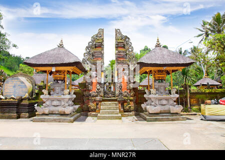 Gate of Gunung Kawi Temple and Candi (shrines)  Bali, Indonesia Stock Photo