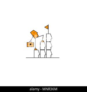 Career, business strategy Stock Vector