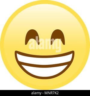 clipart smiley face with teeth