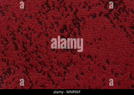 Soft textile background in passion red colour. Stock Photo