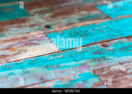 Aged painted wooden texture background Stock Photo