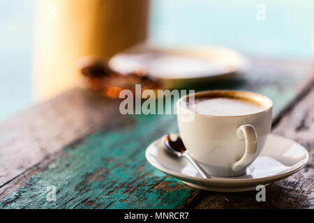Fresh coffee served for breakfast Stock Photo