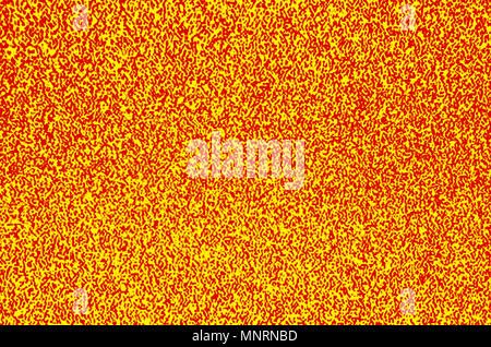 Abstract colorful backgroud - yellow and red tv noise Stock Photo