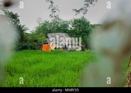 A rural house in Khulna,Bangladesh. Stock Photo