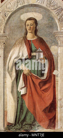 Mary Magdalene   1460.   986 Piero della Francesca - Saint Mary Magdalen - WGA17605 Stock Photo