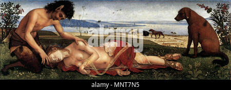 English: The Death of Procris   circa 1500.   986 Piero di cosimo, morte di procri 01 Stock Photo