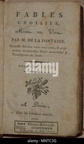 Dissertation sur la fable de la fontaine