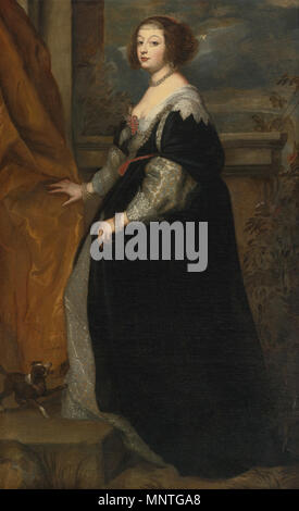 A portrait of Béatrice de Cusance, Princess of Cantecroix, captured in