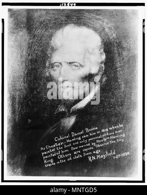 Chester Harding's portrait of Daniel Boone from 1819 depicts the ...