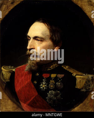 Adolphe Yvon (French, 1817-1893). 'Portrait of Napoleon III,' 1868. oil on canvas. Walters Art Museum (37.95): Acquired by William T. Walters, 1876. 37.95 1020 Portrait of Napoleon III Stock Photo