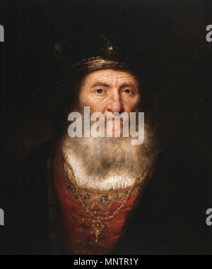 English: Old man with a beard and beret 1667. 1049 Rembrandt - Portrait ...