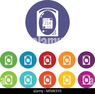 Medical tonometer icon, simple style Stock Vector
