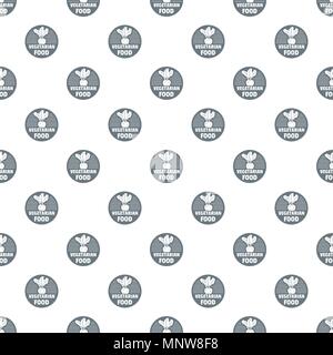 Vegetarian food pattern vector seamless Stock Vector