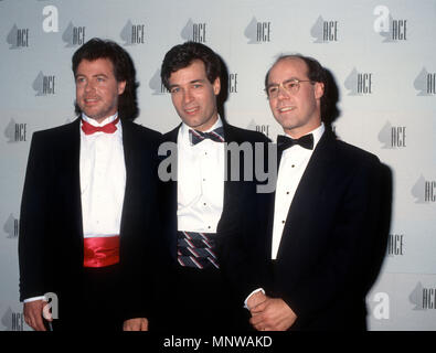 LOS ANGELES, CA - JANUARY 13: (L-R) Actors Stanley Livington, Don Grady and Barry Livingston attend the 12th Annual National CableACE Awards on January 13, 1991 at the Wiltern Theatre in Los Angeles, California. Photo by Barry King/Alamy Stock Photo Stock Photo