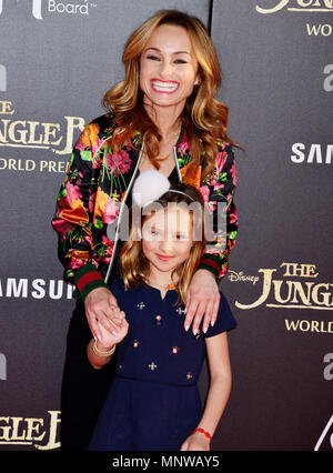 Giada De Laurentiis, daughter Jade 041 at The Jungle Book Premiere at the El Capitan Theatre in Los Angeles. April 4, 2016.Giada De Laurentiis, daughter Jade 041 ------------- Red Carpet Event, Vertical, USA, Film Industry, Celebrities,  Photography, Bestof, Arts Culture and Entertainment, Topix Celebrities fashion /  Vertical, Best of, Event in Hollywood Life - California,  Red Carpet and backstage, USA, Film Industry, Celebrities,  movie celebrities, TV celebrities, Music celebrities, Photography, Bestof, Arts Culture and Entertainment,  Topix, vertical,  family from from the year , 2016, in Stock Photo