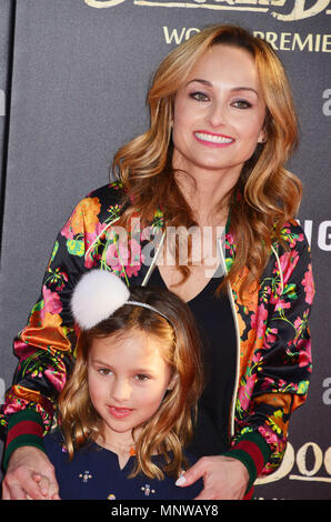 Giada De Laurentiis, daughter Jade 043 at The Jungle Book Premiere at the El Capitan Theatre in Los Angeles. April 4, 2016.Giada De Laurentiis, daughter Jade 043 ------------- Red Carpet Event, Vertical, USA, Film Industry, Celebrities,  Photography, Bestof, Arts Culture and Entertainment, Topix Celebrities fashion /  Vertical, Best of, Event in Hollywood Life - California,  Red Carpet and backstage, USA, Film Industry, Celebrities,  movie celebrities, TV celebrities, Music celebrities, Photography, Bestof, Arts Culture and Entertainment,  Topix, vertical,  family from from the year , 2016, in Stock Photo