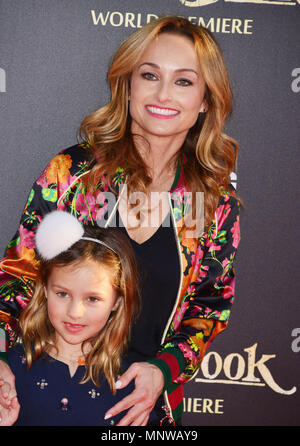 Giada De Laurentiis, daughter Jade 044 at The Jungle Book Premiere at the El Capitan Theatre in Los Angeles. April 4, 2016.Giada De Laurentiis, daughter Jade 044 ------------- Red Carpet Event, Vertical, USA, Film Industry, Celebrities,  Photography, Bestof, Arts Culture and Entertainment, Topix Celebrities fashion /  Vertical, Best of, Event in Hollywood Life - California,  Red Carpet and backstage, USA, Film Industry, Celebrities,  movie celebrities, TV celebrities, Music celebrities, Photography, Bestof, Arts Culture and Entertainment,  Topix, vertical,  family from from the year , 2016, in Stock Photo