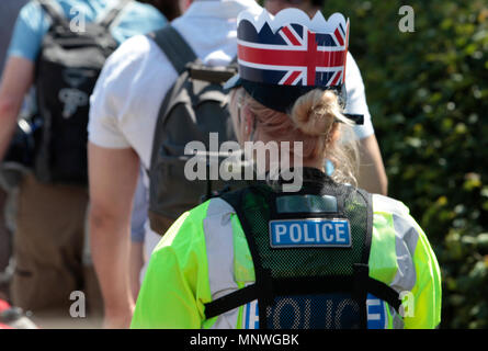 Windsor, UK. 20th May 2018. © Licensed to RICH BOWEN PHOTOGRAPHY. 19/05/2018. Windsor, UK.  The Royal Wedding of Meghan Markle & Prince Harry in Windsor, Berkshire, today.  Photo credit: RICH BOWEN Credit: rich bowen/Alamy Live News Stock Photo