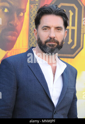 California, USA. 19th May 2018. Director/writer Drew Pearce attends the Los Angeles Premeire of 'Hotel Artemis' on May 19, 2018 at Regency Bruin Westwood Village Theatre in Los Angeles, California. Photo by Barry King/Alamy Live News Stock Photo