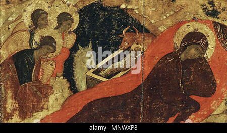 RozdestvoHristovo Rublev (detail Stock Photo - Alamy