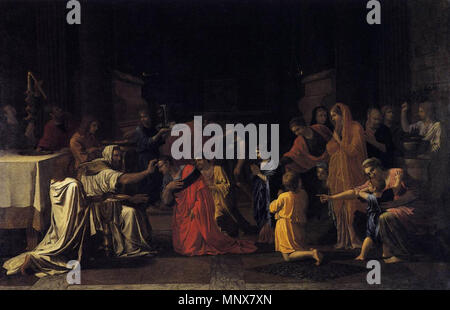 Seven Sacraments - Confirmation II (1645) Nicolas Poussin Stock Photo ...
