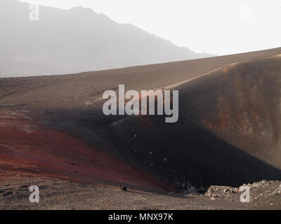 The Fogo volcano in the island of the same name, Cape Verde archipelago ...