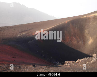 The Fogo volcano in the island of the same name, Cape Verde archipelago ...